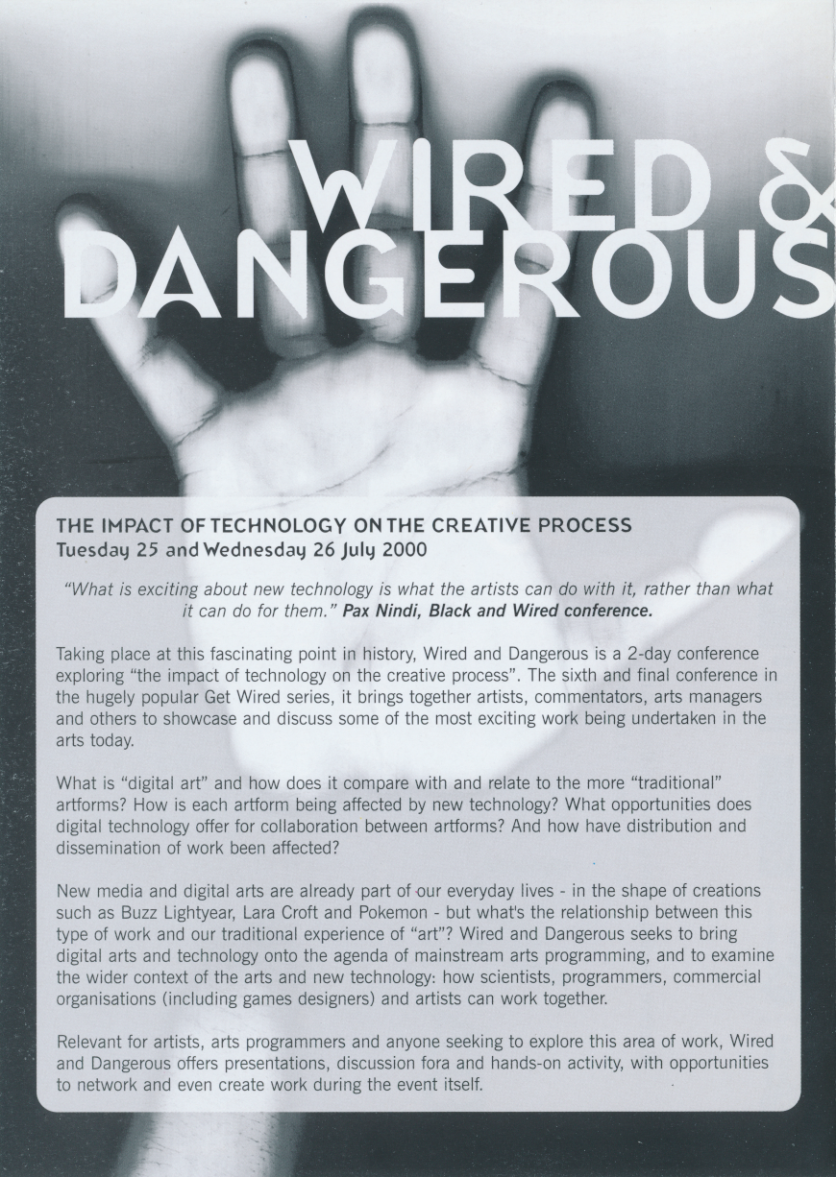 Wired & Dangerous scan of leaflet, page 2